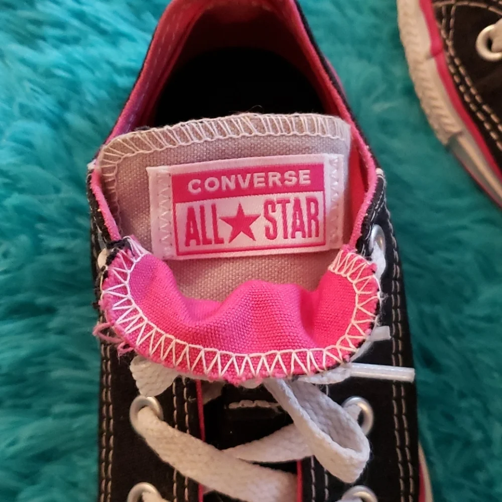 Converse Black Double Tongue Sneakers Size 13